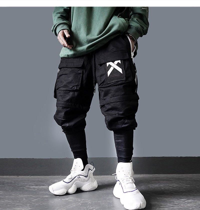 Detachable Multi-Pocket Cargo Hip Hop Streetwear Joggers Pants