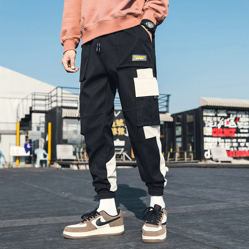 Streetwear Pockets Men's Jogger Pants Hip Hop Sweatpants Joggers Trousers Tactical Mens Pants Cargo Harem Pants Men