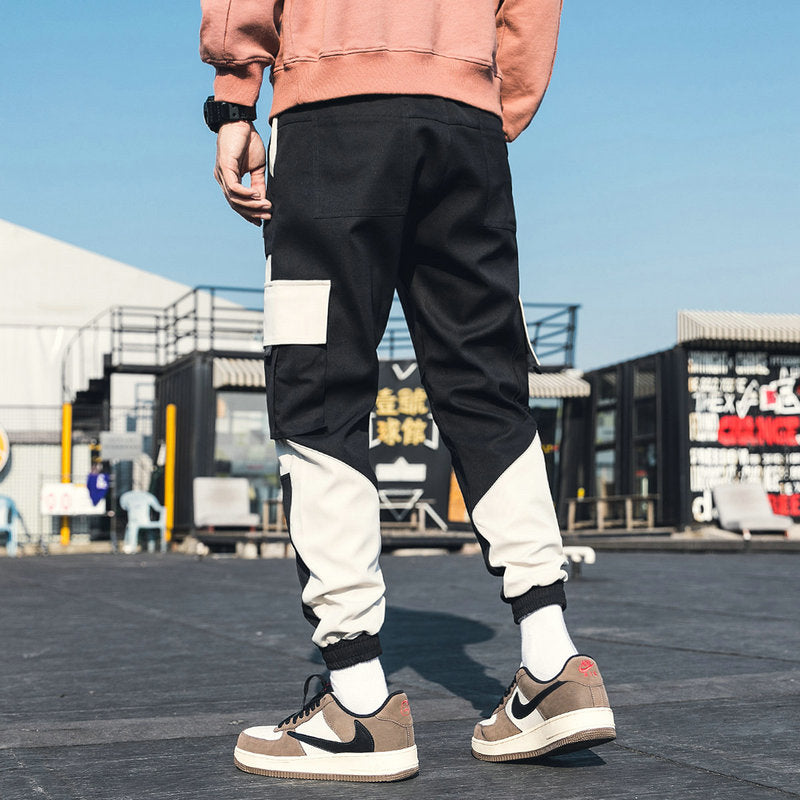 Streetwear Pockets Men's Jogger Pants Hip Hop Sweatpants Joggers Trousers Tactical Mens Pants Cargo Harem Pants Men