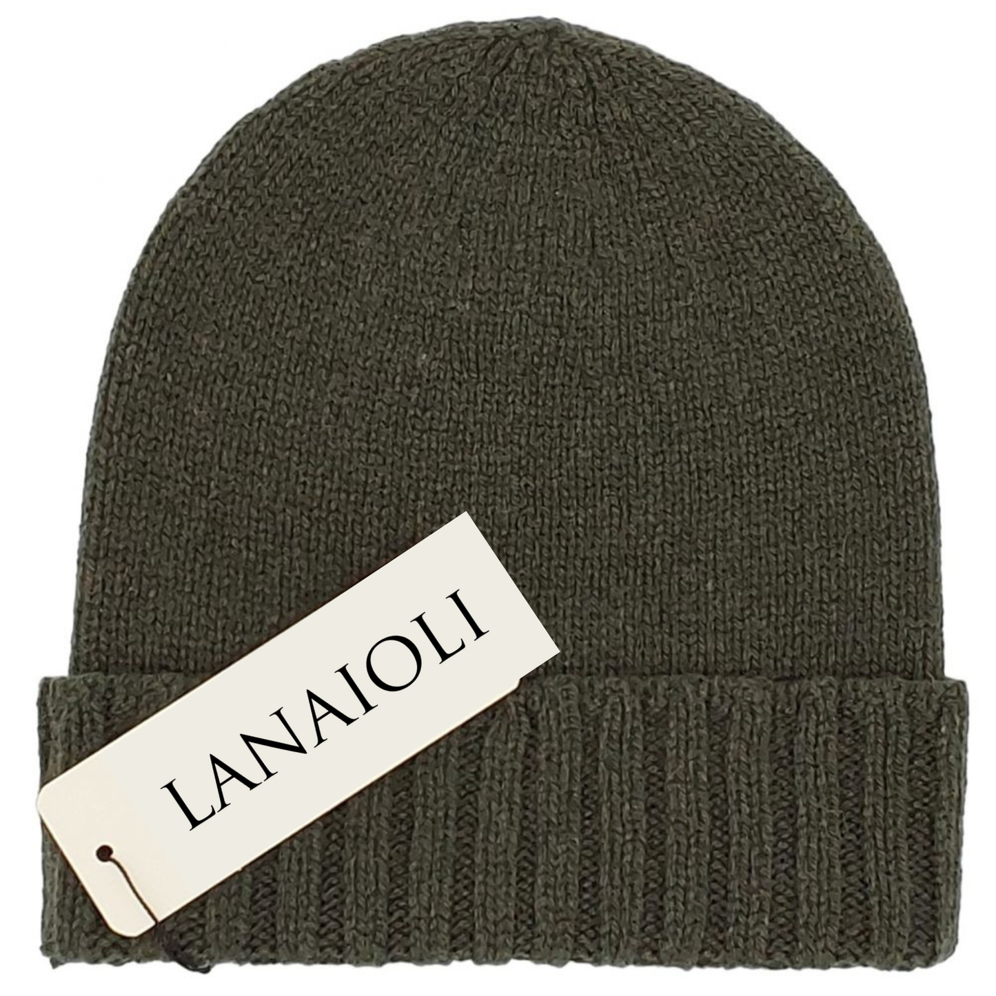 Cappello Uomo Bordo a Coste Cashmere Rigenerato