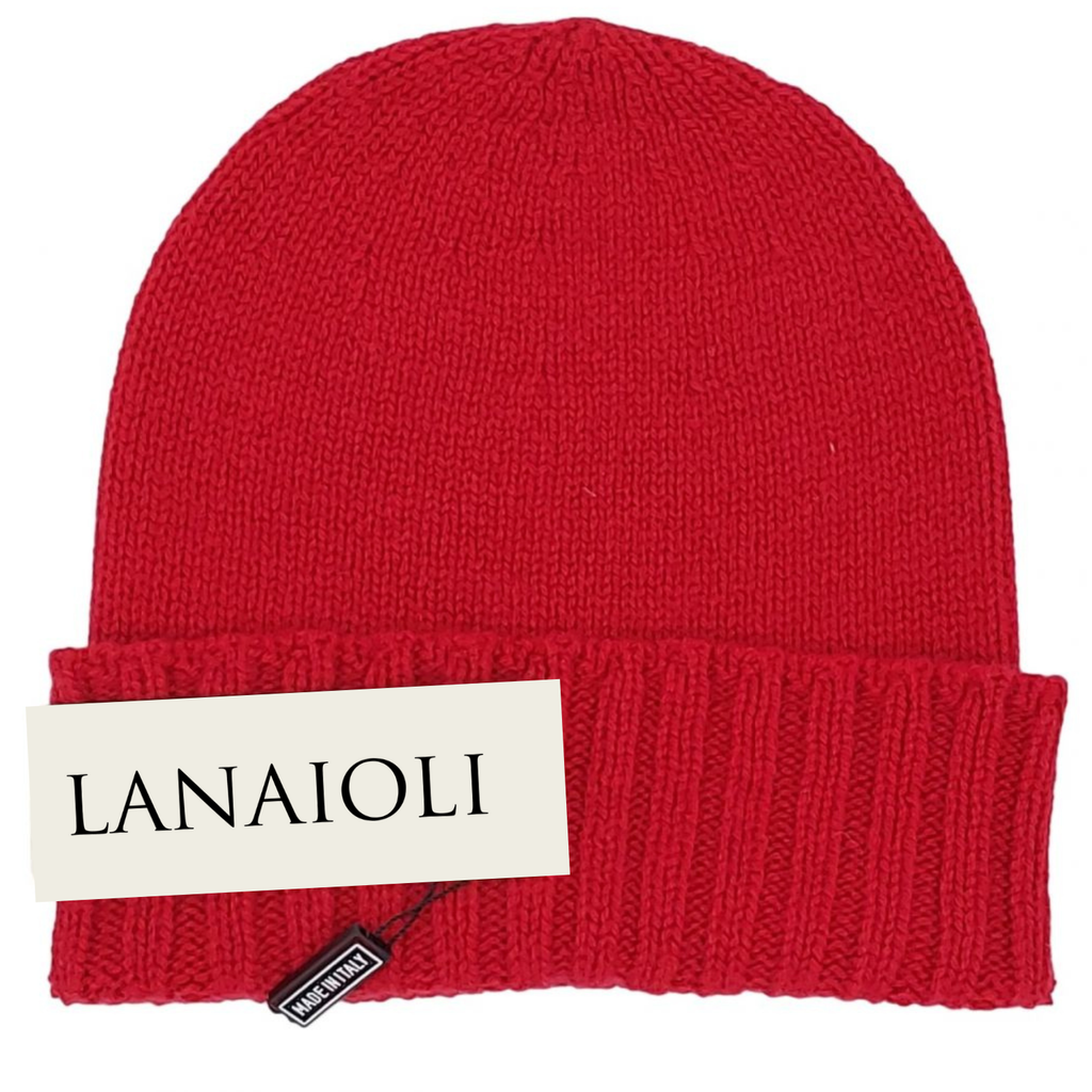 Cappello Uomo Bordo a Coste Cashmere Rigenerato