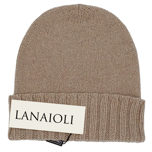 Cappello Uomo Bordo a Coste Cashmere Rigenerato