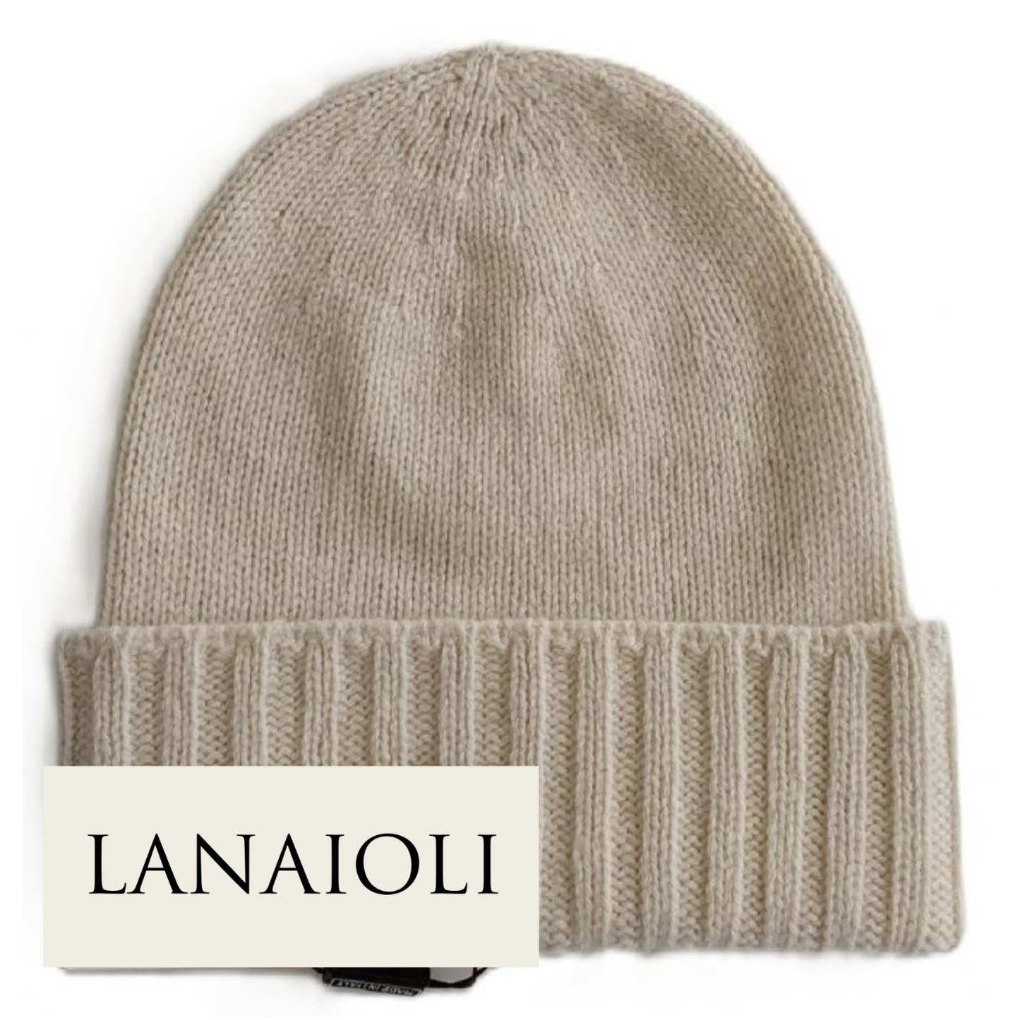 Cappello Uomo Bordo a Coste Cashmere Rigenerato