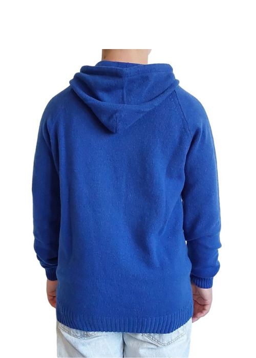 Maglia Uomo con Cappuccio Cashmere Rigenerato