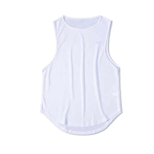 Men's Sleeveless Sports T-Shirt Quick Drying Breathable Tank Top For