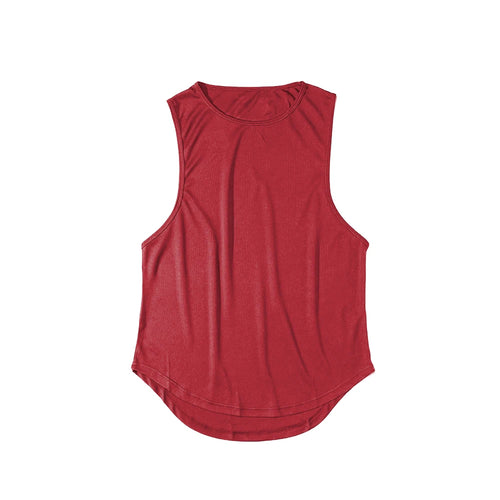 Men's Sleeveless Sports T-Shirt Quick Drying Breathable Tank Top For