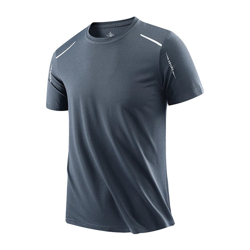 CHRLCK Men's Running Quick Drying T-shirts Breathable Hiking Fishing