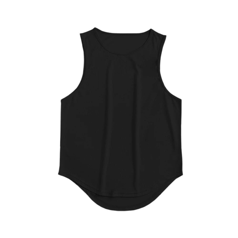 Men's Sleeveless Sports T-Shirt Quick Drying Breathable Tank Top For