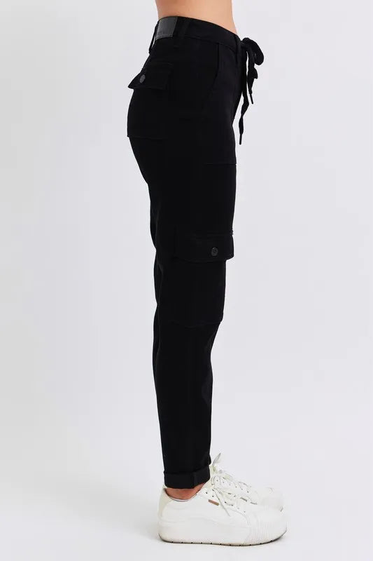 Judy Blue Full Size High Waist Cargo Cuffed Jogger Plus Size-3