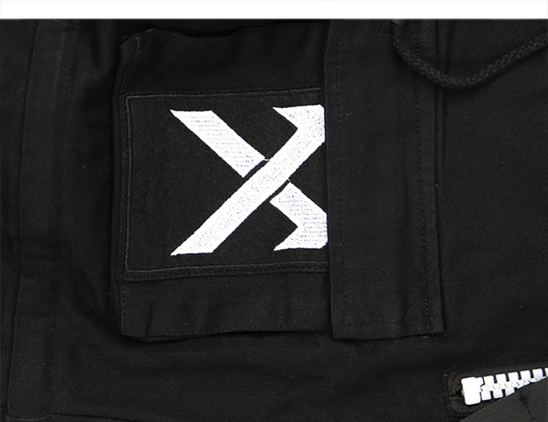 Detachable Multi-Pocket Cargo Hip Hop Streetwear Joggers Pants