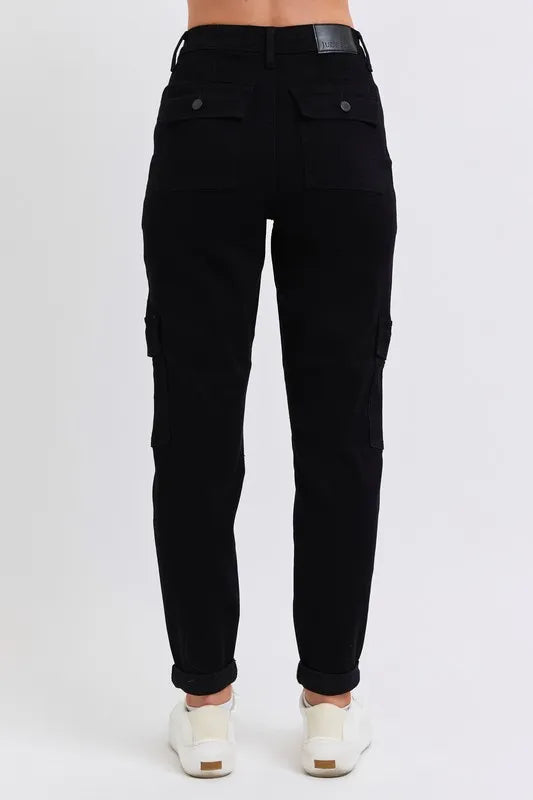 Judy Blue Full Size High Waist Cargo Cuffed Jogger Plus Size-1