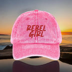 Vintage Cap REBEL GIRL Vintage Cotton Twill Cap
