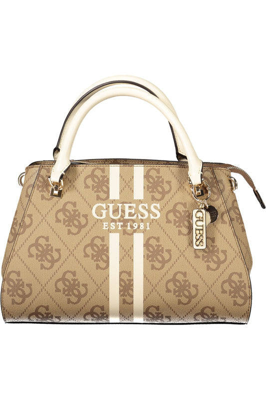 GUESS JEANS WOMEN'S BAG BEIGE