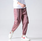 Streetwear Cargo Pants Men Reflective Loose Hip Hop Casual Pants Mens Harem Pant Harajuku Jogger Sweatpant Men Trousers