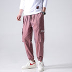 Streetwear Cargo Pants Men Reflective Loose Hip Hop Casual Pants Mens Harem Pant Harajuku Jogger Sweatpant Men Trousers