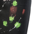 Mens Hip Hop Streetwear Cargo Pants Graffiti Printed Baggy Jogger Pants Cotton Casual Pocket Track Harem Pants Trousers